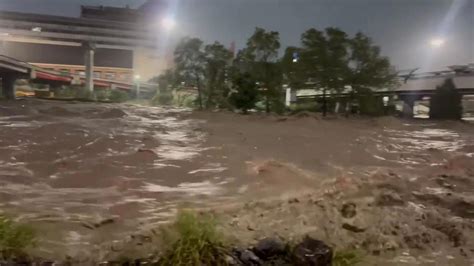 Storm Alberto Causes River To Surge In Mexico As Three Die In Floods