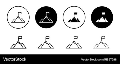 Mission icon Royalty Free Vector Image - VectorStock