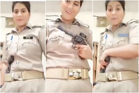 Agra Woman Constable Flaunts Revolver Talks About Rangbaazi In Up