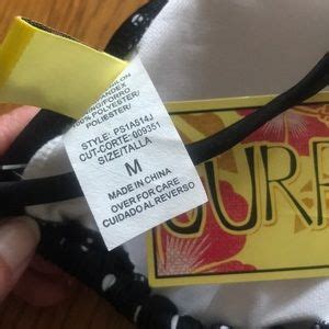 Swim Nwt Medium String Bikini Polka Dot Black White Poshmark