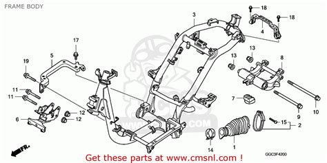 50100ggc700 Frame Body Comp Honda Buy The 50100 Ggc 700 At Cmsnl