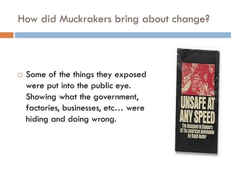 PPT - Muckrakers PowerPoint Presentation, free download - ID:2005880