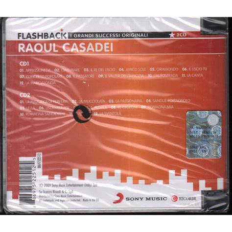 Raoul Casadei Cd I Grandi Successi Originali Flashback New Ricordi