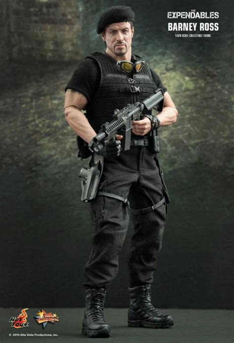 The Expendables Barney Ross Sylvester Stallone Figure Hot Toys Mms