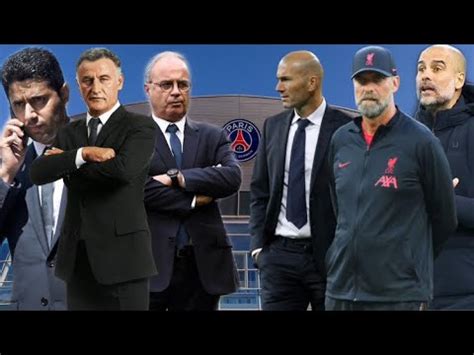 Psg Galtier Nasser Campos Licenci Zidane Klopp Guardiola