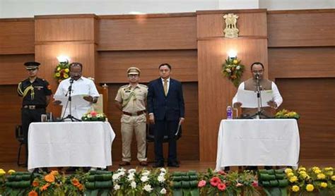 Two Tipra Motha Mlas Sworn In As Minister In Bjp S Tripura Cabinet