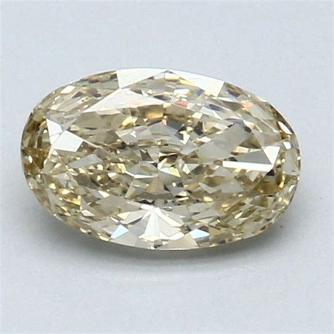 1 Pcs Diamond 1 01 Ct Oval Fancy Brownish Yellow VVS1 Auction