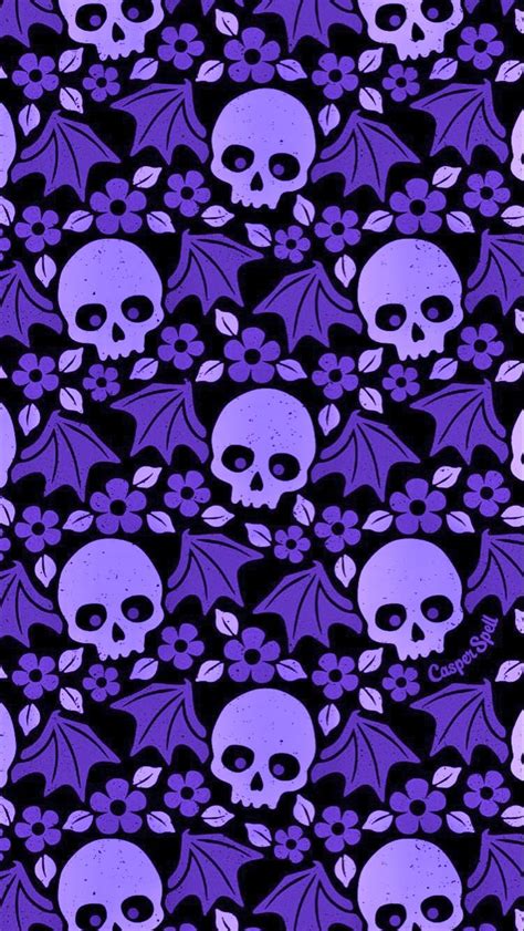 Goth Wallpaper Witchy Wallpaper Scary Wallpaper Purple Wallpaper