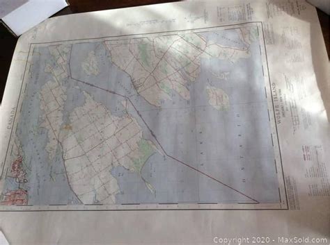 Vintage Wolfe Island Map | #3894780362