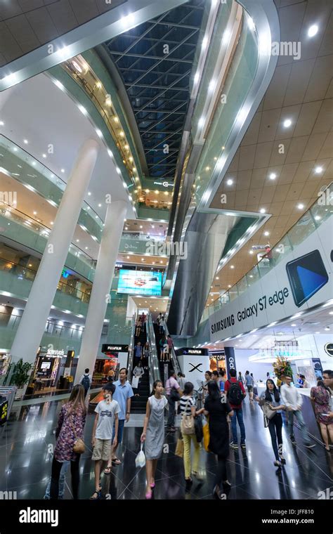 Shopping mall inside the Bitexco Financial Tower in Ho Chi Minh city