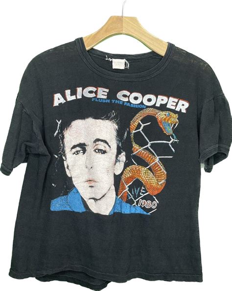 Vintage Alice Cooper North American Tour T Shirt Gem