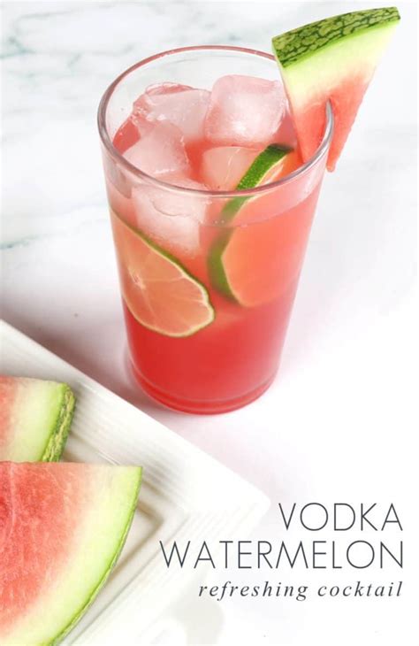 Easy Refreshing Vodka Watermelon Cocktail Simple Sips