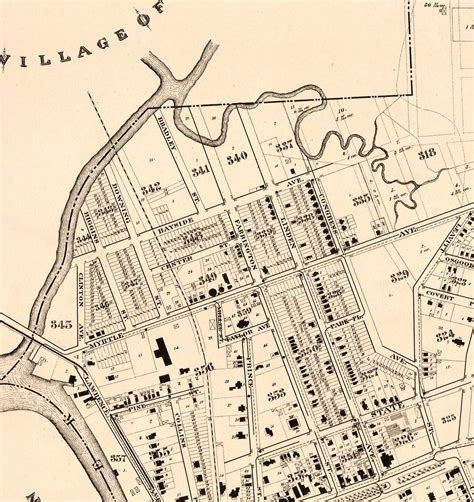 Map of Flushing Queens Boro. New York NY. 1894. Vintage - Etsy