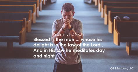 Blessed Is The Man Whose Delight Is The Law Of The Lord Biblestorm