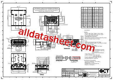 Usb Datasheet Pdf Global Connector Technology