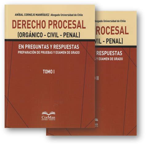 Derecho Procesal Org Nico Civil Penal En Preguntas Y Respuestas