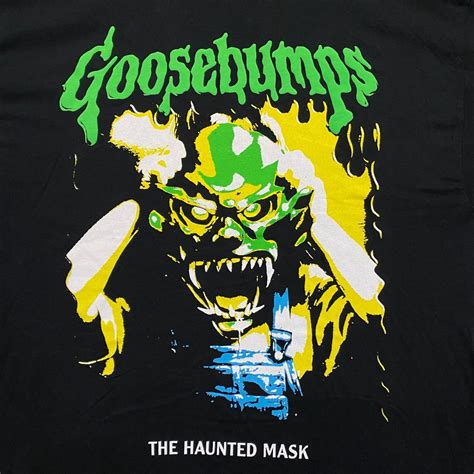 Goosebumps The Haunted Mask Horror T Shirt Size Xxl Depop