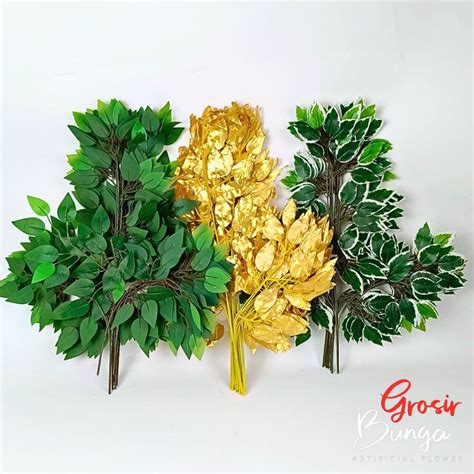 Jual Daun Beringin Premium Latex Dan Kain Per Lusin Shopee Indonesia