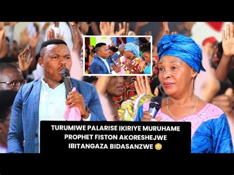 Cancel Na PALARISE Bikiriye MURUHAME Prophet Fiston Akoreshejwe