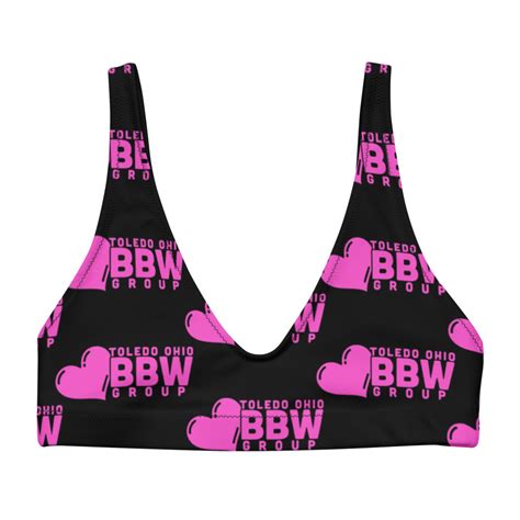 Toledo Bbw Pink Recycled Padded Bikini Top