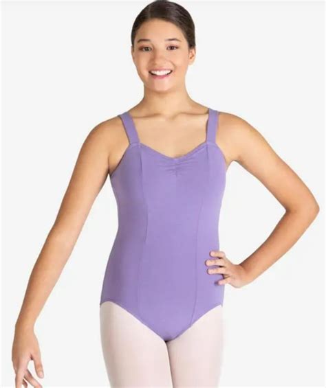 Wide Strap Camisole Leotard Adult