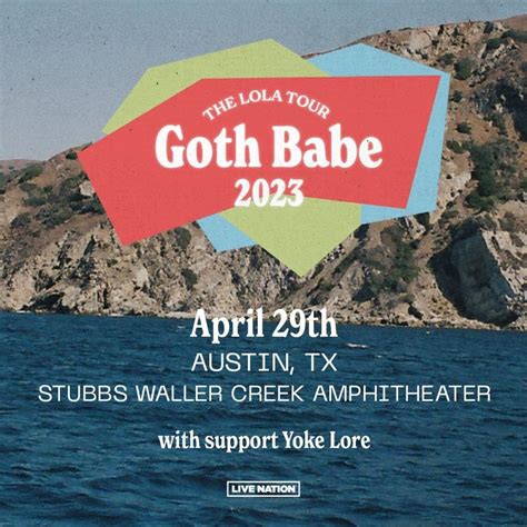 Goth Babe The Lola Tour W Yoke Lore In Austin At Stubb S