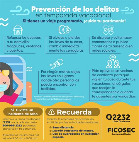 Prevención de los delitos en temporada vacacional Ficosec