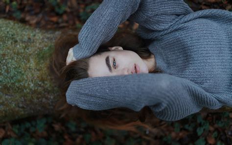 Girl Photo Photographer Blue Eyes Model Bokeh Lips Brunette