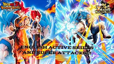 LR Teq Super Saiyan God And Super Saiyan Blue Goku And Vegeta English