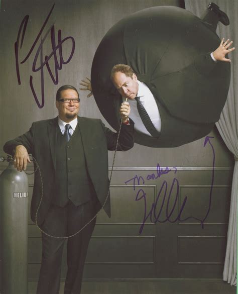 Penn And Teller Signed 8x10 Photo Toppix Autographs