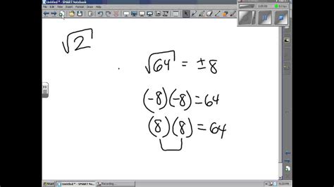 Video 1 Introduction Estimating Square Roots To The Nearest Tenth Youtube