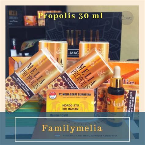 Jual Melia Propolis Asli Isi Ml Botol Melia Propolis Asli Isi