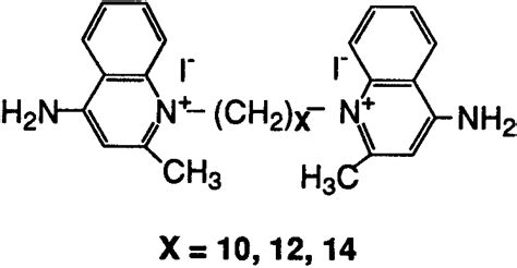 Chemical structure of dequalinium analogs. | Download Scientific Diagram