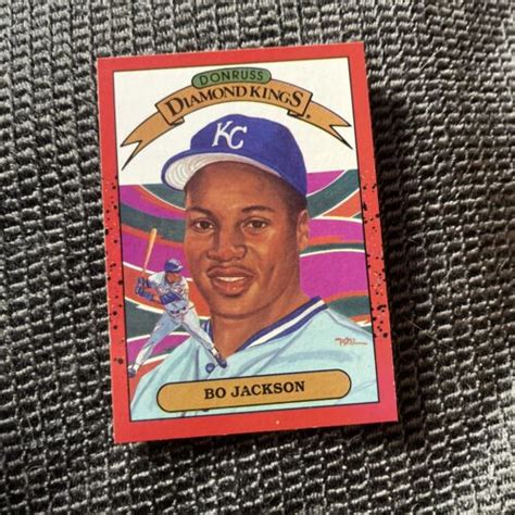 1989 Donruss Bo Jackson Diamond Kings Baseball Card 1 EBay