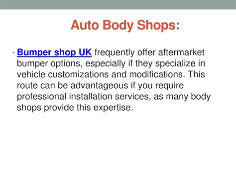 PPT The Ultimate Guide To Buy Aftermarket Car Bumpers UK PowerPoint