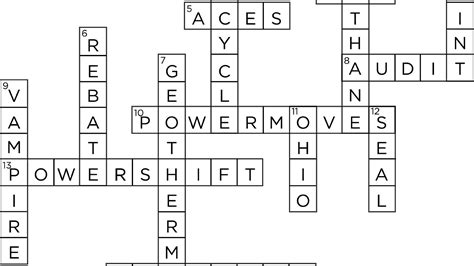 Energy Crossword Puzzle Answer Key