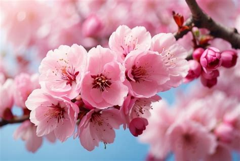 pink cherry blossom  stock photo public domain pictures
