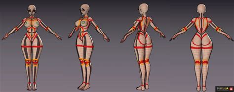 Female Base Mesh For Stylized Characters Female Base Stylized Mesh