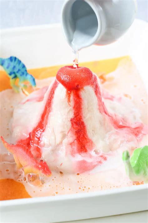 How To Make A Salt Dough Volcano For Kids Busy Little Kiddies