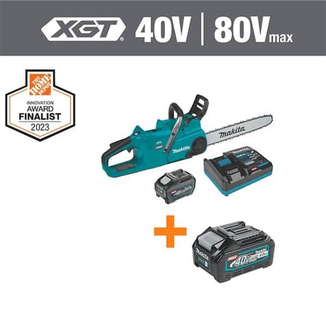 Makita Xgt In V Max Brushless Electric Cordless Chainsaw Kit