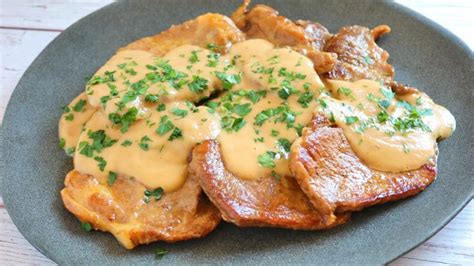 Filetes de cerdo en salsa de cebolla Anna Recetas Fáciles