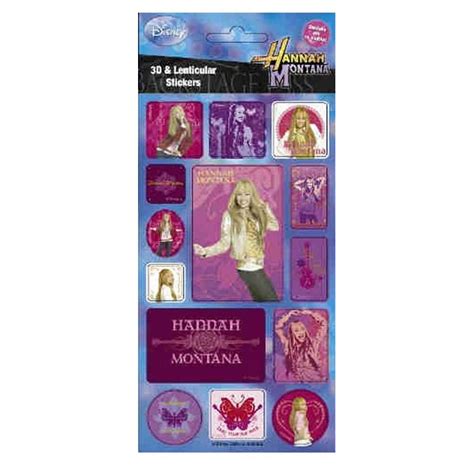 Hannah Montana 3D Stickers - Walmart.com