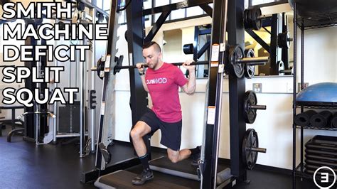 Smith Machine Deficit Split Squat Youtube