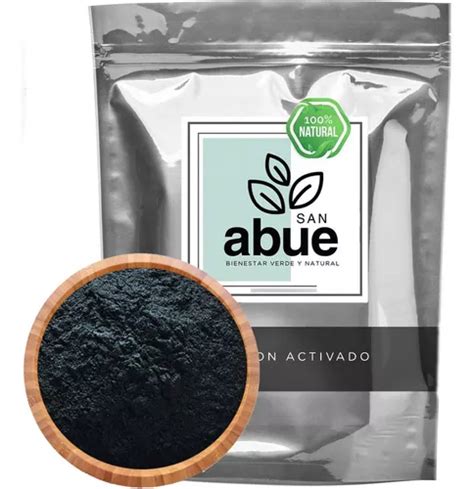 Carbon Activado En Polvo Vegetal Natural De Alta Calidad Meses Sin