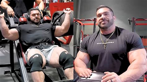 Derek Lunsford Smashes Heavy Intense 2024 Off Season Leg Workout