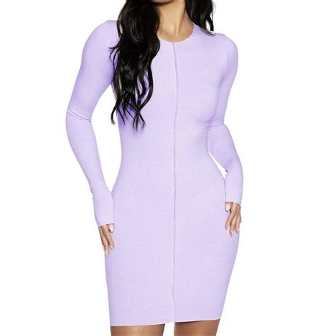 Naked Wardrobe Light Purple Dress So Depop