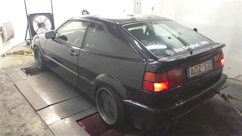 Corrado 16V Turbo Dyno 1NSANE CHIP TUNING 485HP 605NM YouTube