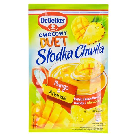 Amazon Dr Oetker Kisiel DUET European Hot Jelly Treat Mango