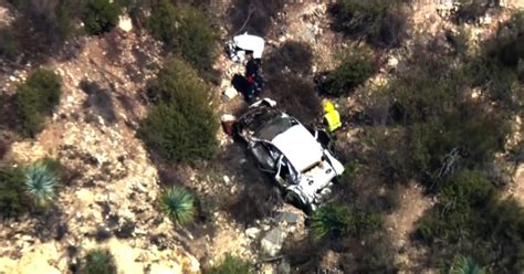 1 Dead After Car Plunges 600 Feet Over Side Of Angeles Crest Highway