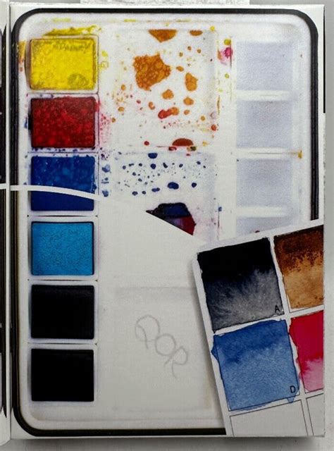 Golden QOR Mini Artist Watercolors 6 Half Pans URBAN SKETCH EBay